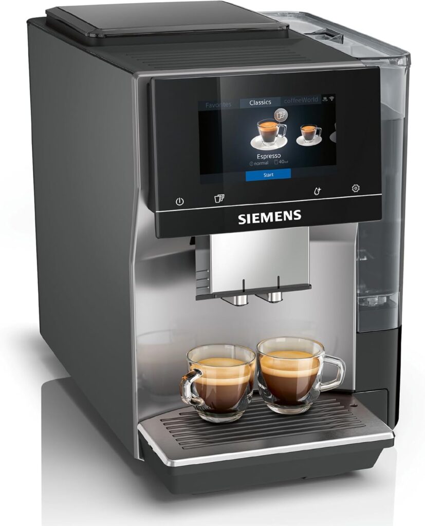 Siemens EQ700 Kaffeevollautomat mit Touchdisplay und App-Anbindung